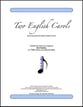 Two English Carols TTBB choral sheet music cover